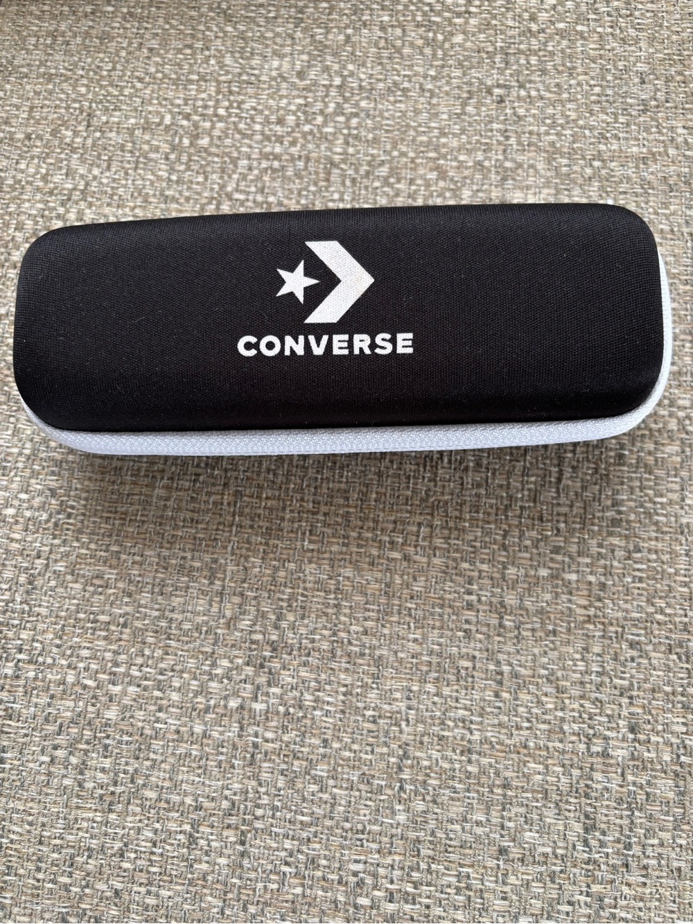 Converse Black and White Logo Eyewear Case